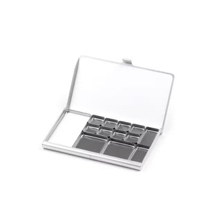 Art Toolkit Pocket Palette With Assorted Pans (Silver)