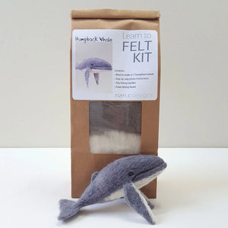 Humpback Whale - Needle Felting Kit