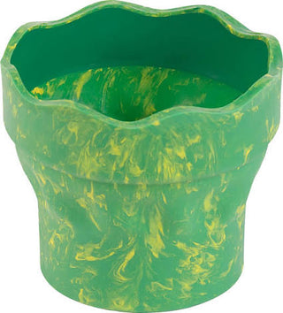 Clic & Go Collapsible Water Cup - Green Marble