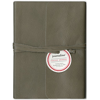 Cavallini & Co. Leather Journalino Slim Grey