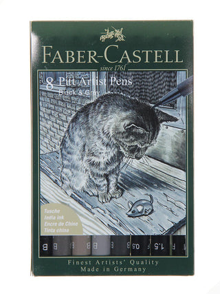 Pitt Artist Pens (Black & Greys)