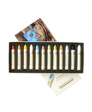 Sennelier Oil Pastel 12 Piece Iridescent Set