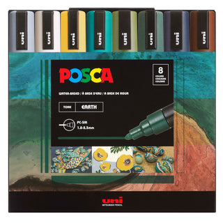 POSCA PC-5M Earth Tones Set