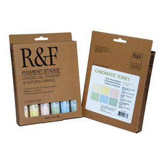 R&F Handmade Paints Pigment Stick Set Chromatic Tones Set