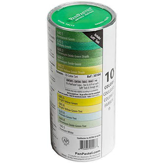 PanPastel 10 Colour Greens Set