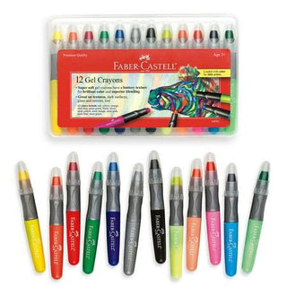 Faber-Castell Gel Crayons 12