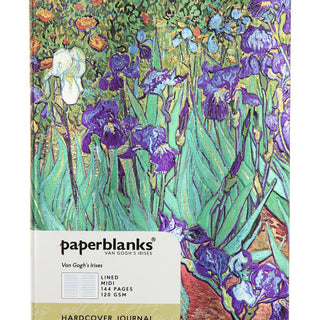 PaperBlanks Van Gogh's Irises Lined Hardcover Journal