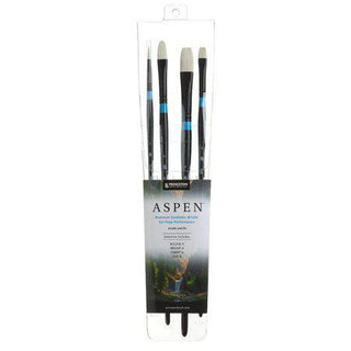Princeton Series 6500 Aspen Long Handle Professional Brush Set (4pc)