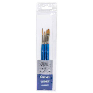 Winsor & Newton Cotman Watercolour Brush Set (4pk)
