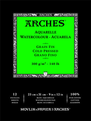 Arches Aquarelle Watercolour Paper Pads