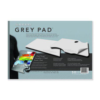 New Wave Artist Palette - Grey Pad, 11" x 16", 50 sheets