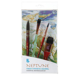 Series 4750 Neptune Synthetic Squirrel Brush Set Professional Box