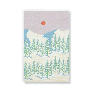Denik Snowy Mountains Layflat Notebook