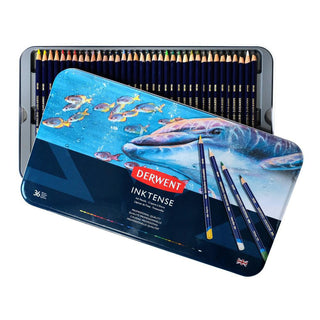 Derwent Inktense Pencil Tin Set, 36