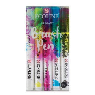 Ecoline Brush Marker Set - Primary (5pk)