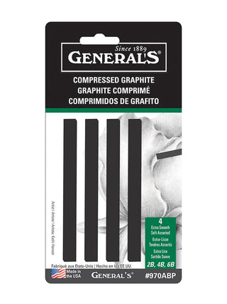 General Pencil Compressed Graphite Stick Set
