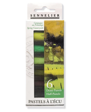 Sennelier Extra Soft Spring Half Pastel 6 Piece Stick Set