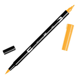 Tombow Dual Brush Pens - White & Yellow